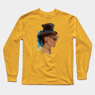 Steampunk girl Long Sleeve T-Shirt